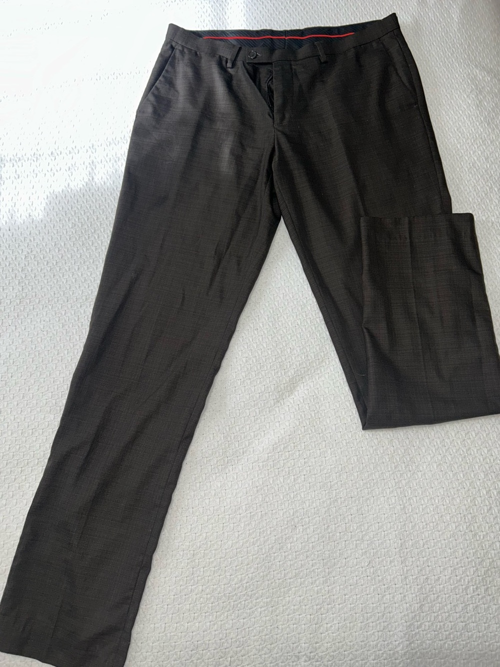 Men's Dress Pants in Dark Brown